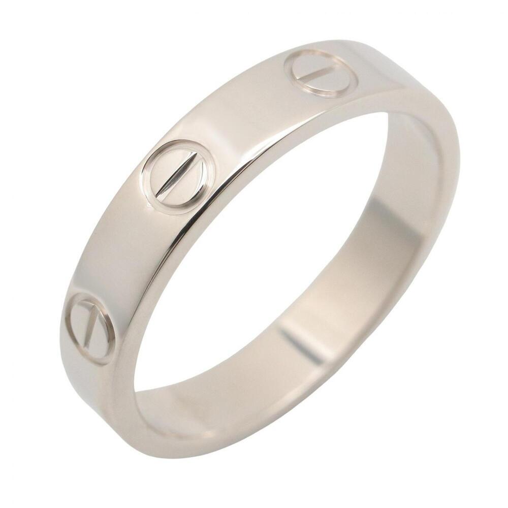 CARTIER 18k Silver Love Ring